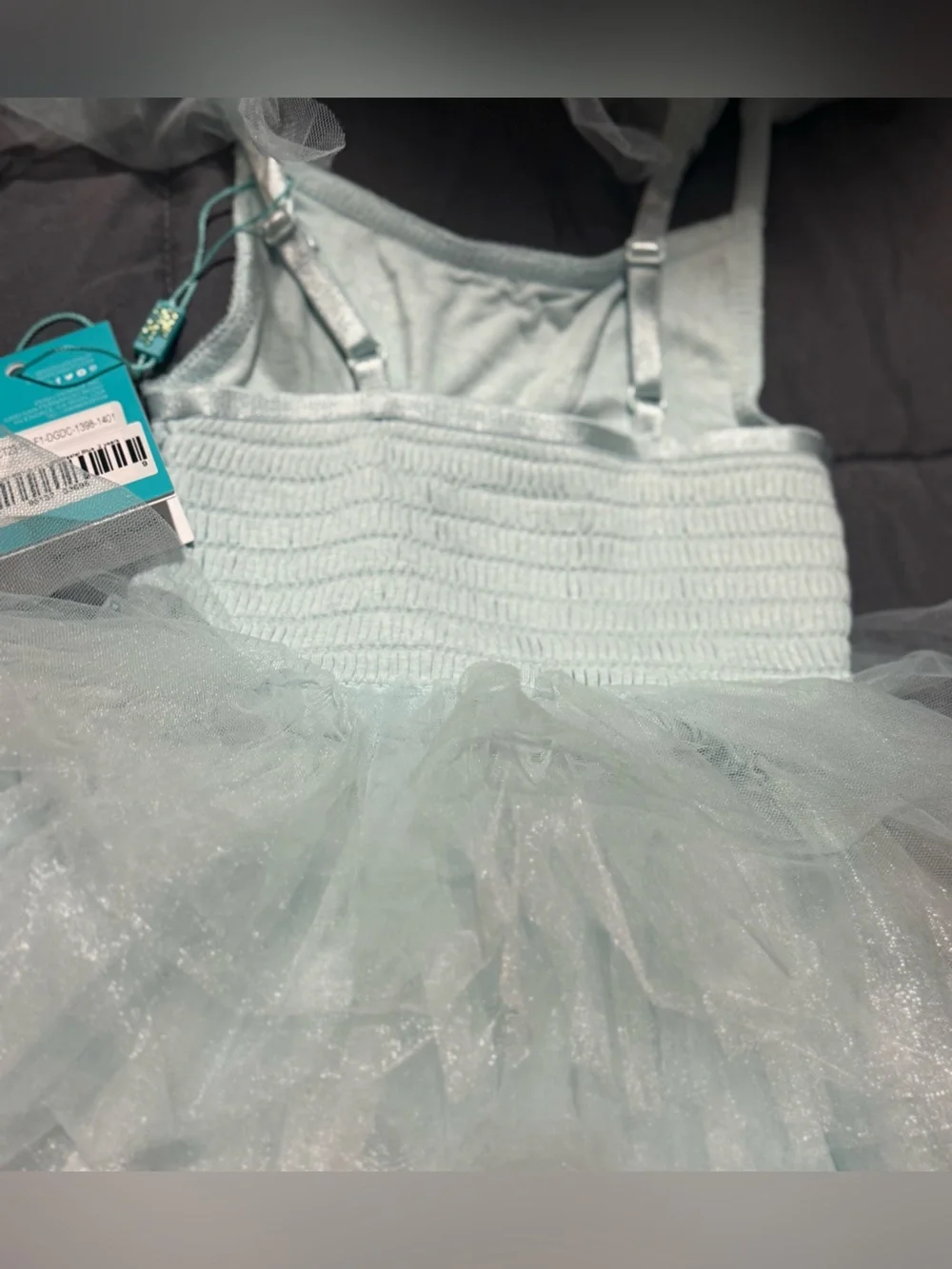 Posh Peanut Light Blue Tulle Tutu Dress